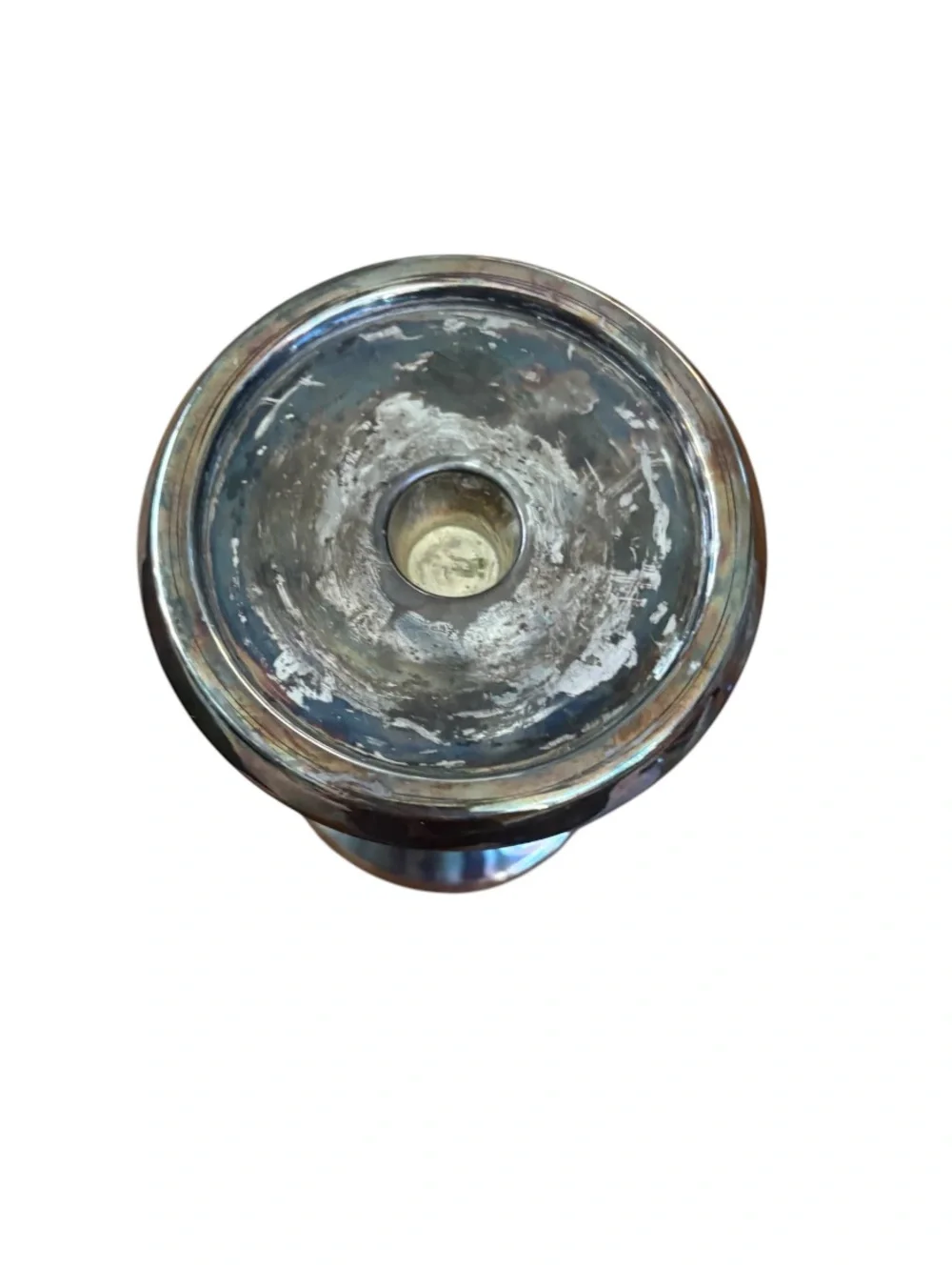 POTTERY BARN➕Silver Plated Rope Twist Candlestick
